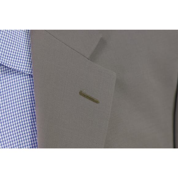 Hickey Freeman Lindsey Light Taupe Wool Blazer Jacket Men's 46R - Picture 5 of 9